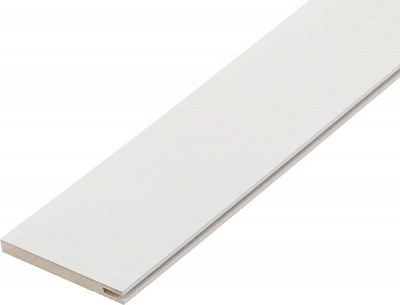 Доборная планка Terminus 2050х100х10 мм телескоп ясень белый