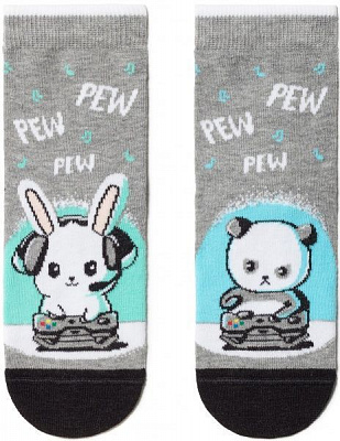 Носки детские Conte-Kids CK Веселые ножки 17С-10СП 460 р.16 серый 