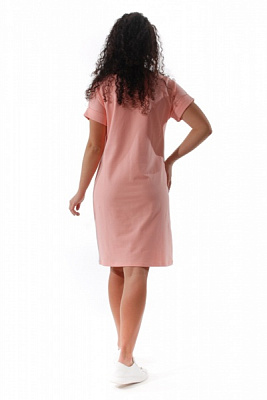 Костюм домашний женский Flis clothes Сердце р. L коралловый 