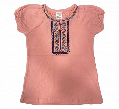 Вышиванка для девочек JOIKS р.116 пудра WU-03 