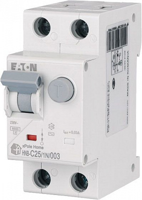 Диференційний автомат Eaton 2п 25A HNB-C25/1N/003 30mA 195129