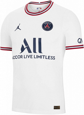 Футболка Nike PSG M NK DFADV MTCH JSY SS 4TH DH7467-101 р.S белый