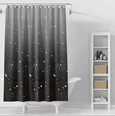 Шторка для ванны Rapal Galaxy 180х180 см