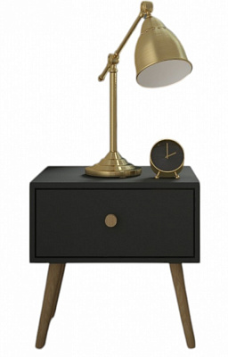 Тумба прикроватная Lion Хюге-4 450x510x330 мм дерево/антрацит