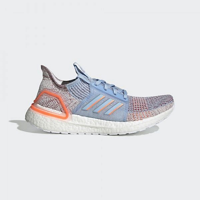 Кроссовки Adidas UltraBOOST 19 w G27483 р.5,5 голубо-розовый
