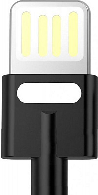 Кабель Nomi Lightning – USB 1 м черный (480527) dcpq 10i