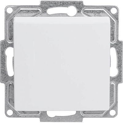 Выключатель одноклавишный Gunsan Visage без рамки без подсветки 16 А 250В IP20 белый