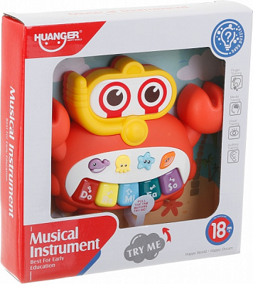 Игрушка музыкальная Hang Wing IC Краб 18х13 см HW20115329