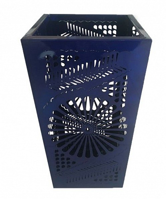 Урна металева з перфорацією Ореон синій 08636.005.24.458
