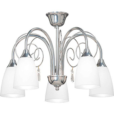 Люстра стельова Vitaluce 5xE14 хром V3222-9/5PL