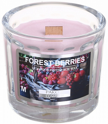 Свеча в стакане Pako-If Luxury лесные ягоды 80х100 мм 
