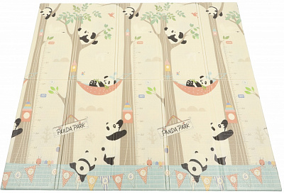 Ігровий килимок Bambinelli Panda 180x200х1 см в сумці