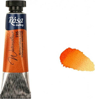 Фарби акварельні хінакрідон золотий 10 мл 3211735 ROSA Gallery