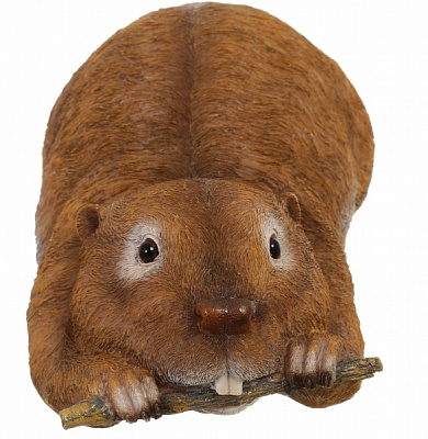 Фигура садовая плавающая Бобер 35x16x10 см MG2686400