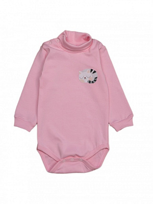Боди-гольф для девочки Luna Kids Котик р.86 розовый 0100 