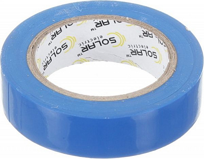 Ізострічка Solar ПВХ 0.15mm x 15mm 10 м синя 0,15 мм 10 м синій