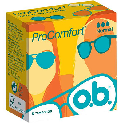 Тампони гігієнічні o.b. ProComfort normal 8 шт.