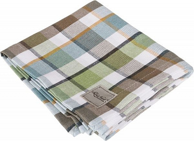 Раннер Scotland Green клетка зеленая 40x140 см зеленый La Nuit 