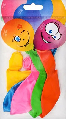 Шарики воздушные Ві та Ві Перламутр металлик 28 см разноцветный 5 шт.