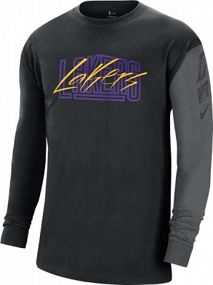 Футболка Nike LAL CTS VS MAX90 LS TEE DX9920-010 р.XL чорний