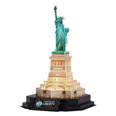 3D-пазл CubicFun Статуя Свободи з LED-підсвіткою L536h