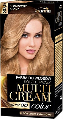 Фарба для волосся Joanna Multi Cream Color №30,5 сонячний блонд 100 мл