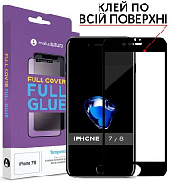 Защитное стекло MakeFuture Full Cover Full Glue для Apple iPhone 7/8 (MGF-AI7/8B) 