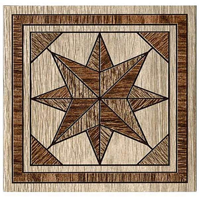 Декор Інтеркерама Massima 150x150 мм коричневий