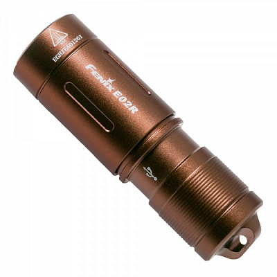 Фонарик карманный Fenix E02R бронзовый