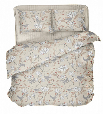 Комплект постільної білизни 2.0 BIRDY мультиколор Luna