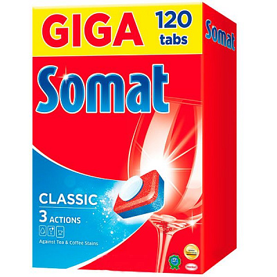 Таблетки для ПММ Somat Classic Giga 120 шт.