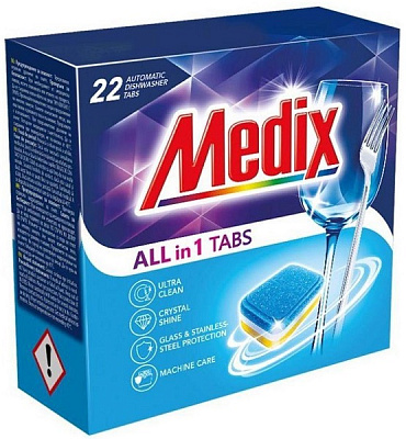 Таблетки для ПММ MEDIX All in 1 22 шт.