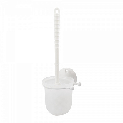 Ершик для унитаза Trento Black and White белый