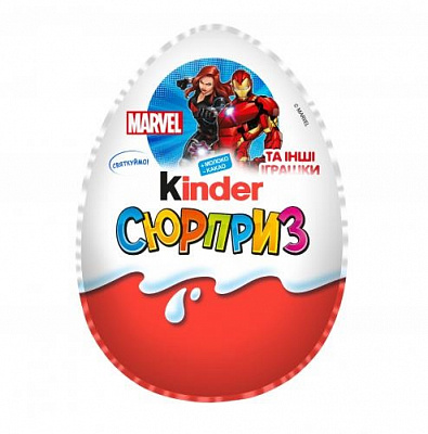 Яйцо шоколадное Kinder Сюрприз с игрушкой 20 г (0000040084107)