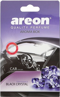 Ароматизатор на панель приладів Areon Aroma Box Black Crystal