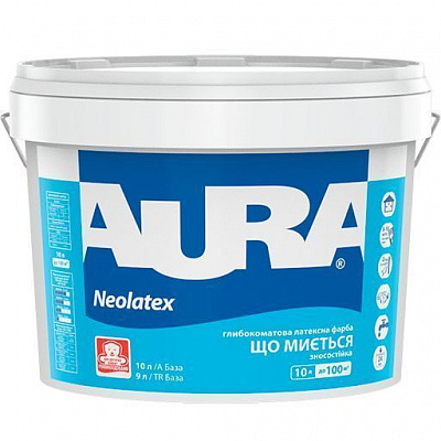 Краска водоэмульсионная Aura Aura Neolatex глубокий мат 9л 14,8кг 