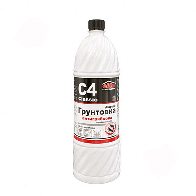 Грунтовка фунгицидная Elite Construction Антигрибковая Классик C4 0.9 л