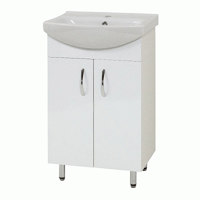 Тумба с умывальником Сансервис Церсания 50 см белая