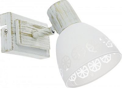 Спот Victoria Lighting 1x40 Вт E14 античний білий VESTA/PL1