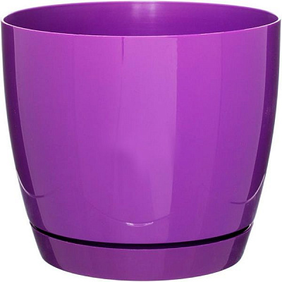 Горшок цветочный Декор-Престиж Тоскана-Круглая 11 0.8 л фиолетовый