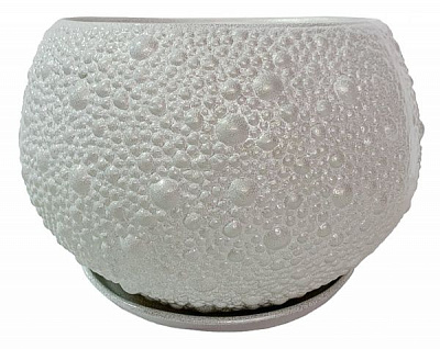 Горшок Космос круглый 10 л золото 