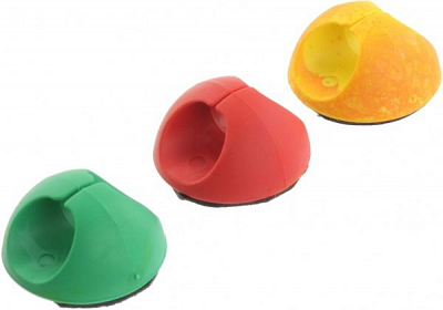 Набор фиксаторов универсальных Ecostrum для кабеля желтые/зеленые/синие по 2 шт. 004F