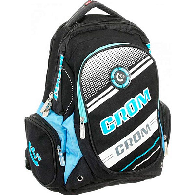 Рюкзак шкільний Crom синє-чорний