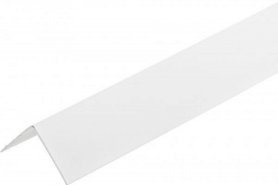 Угол наружный ПВХ UP 118 снежно-белый 3 м