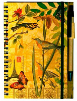 Блокнот с ручкой ЕКО 17,7x14см, листов Птички DASEN