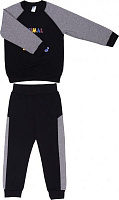 Спортивный костюм Luna Kids р.92 черный с серым 103554 