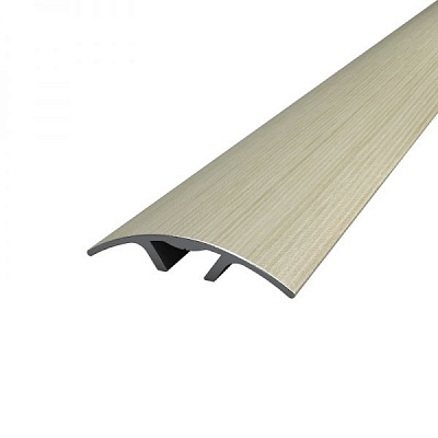 Поріжок алюмінієвий декорований АЛЮПРО приховане кріплення 28,2x900 мм дуб білений