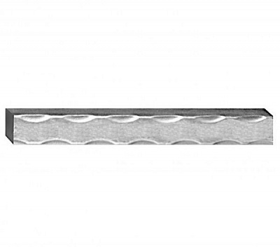 Художественный металлопрокат Радуга-N фактурный 12 мм 2 м.п. S2/12