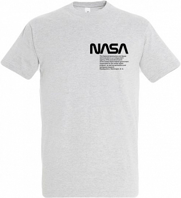 Футболка Sol's IMPERIAL 190 NASA WORM 11500300/81XL р.XL серый