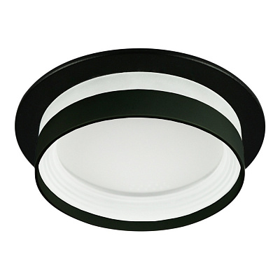 Світильник вбудовуваний (Downlight) Victoria Lighting 12 Вт GX53 чорний Soon/PL1 black